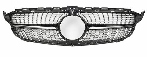 Mercedes A-Class W176  BLACK DIAMONDS FRONT GRILLE 13-15